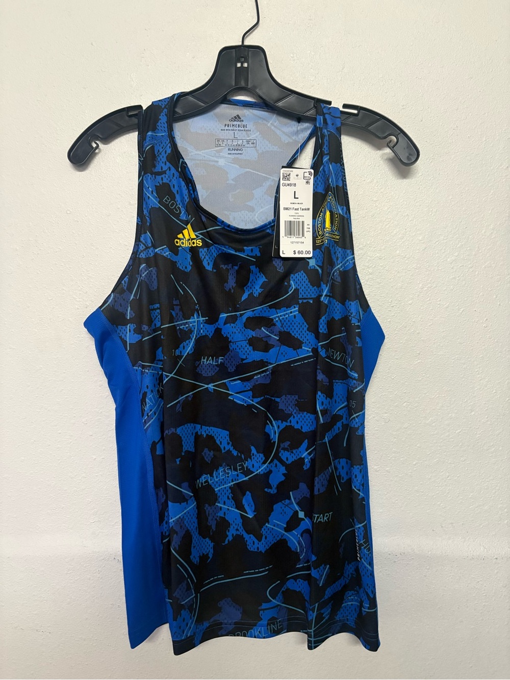 adidas Women Boston Marathon 21" Fast Tank GU4918